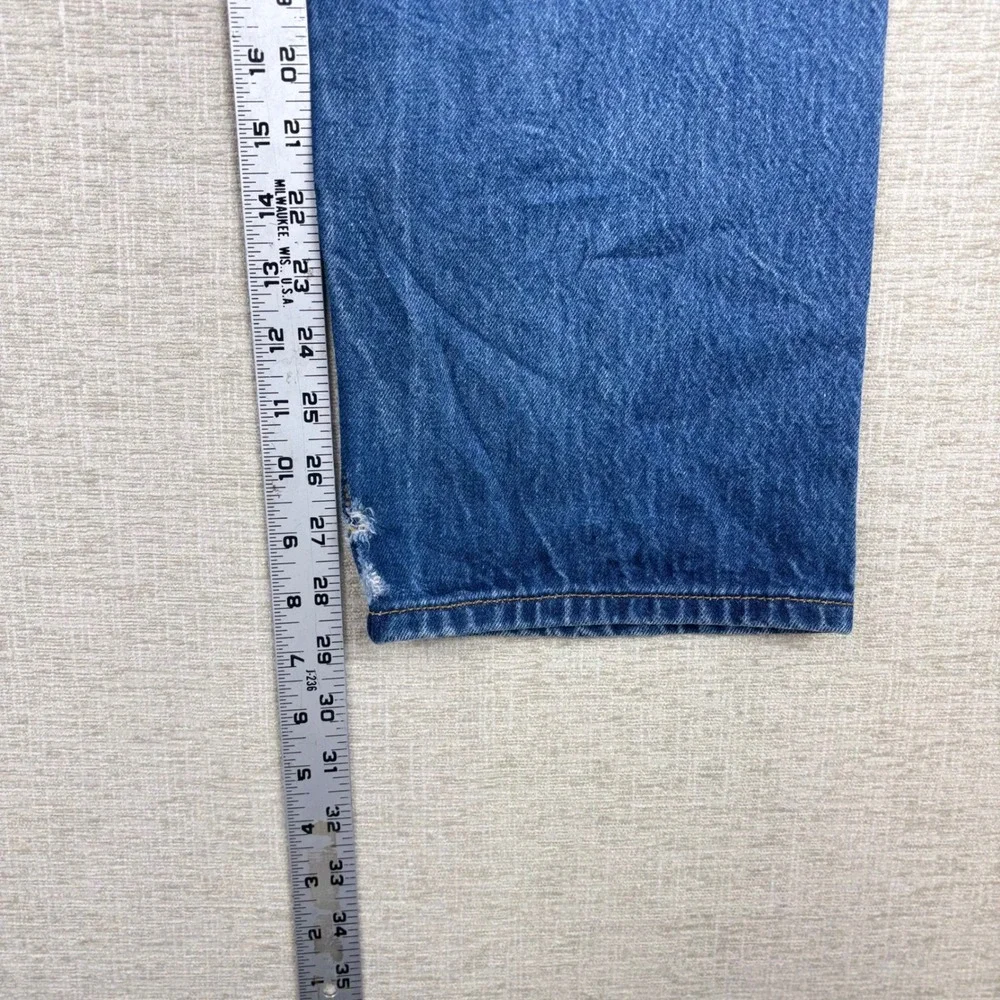 Vintage Levis 501 Mens 33x32 Original Fit Jeans Light Distress Denim
